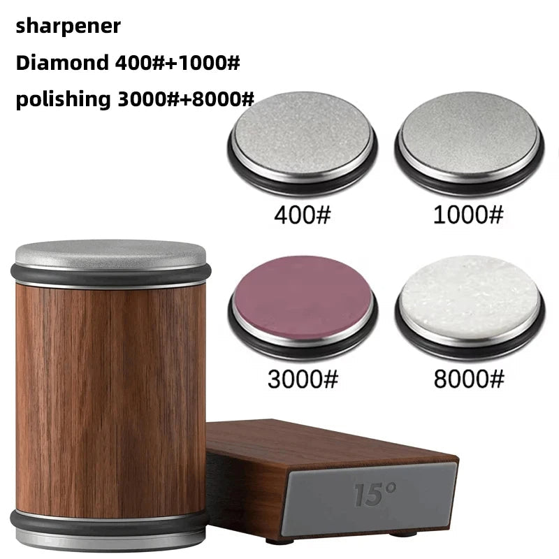 Easy 2-in-1 Knife Sharpener with Magnetic Storage
