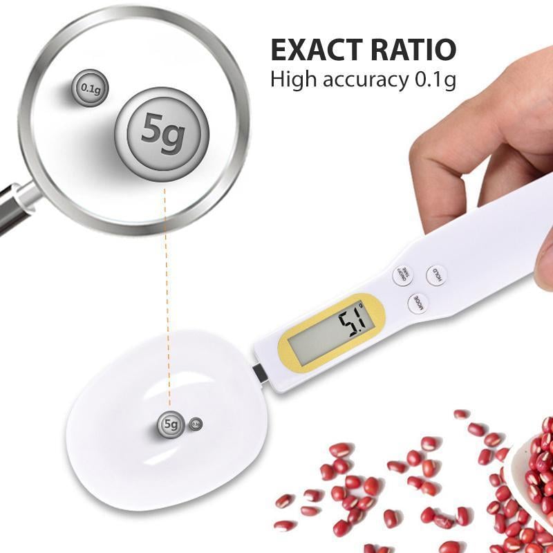 Digital Kitchen Spoon Scale for Easy Cooking Measurements