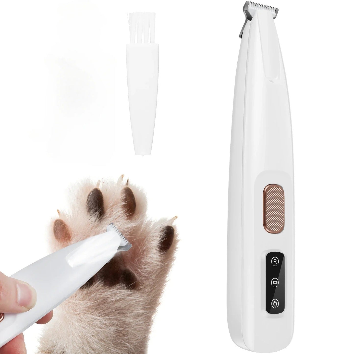 Quiet Pet Nail Trimmer for Easy Grooming - Fesara