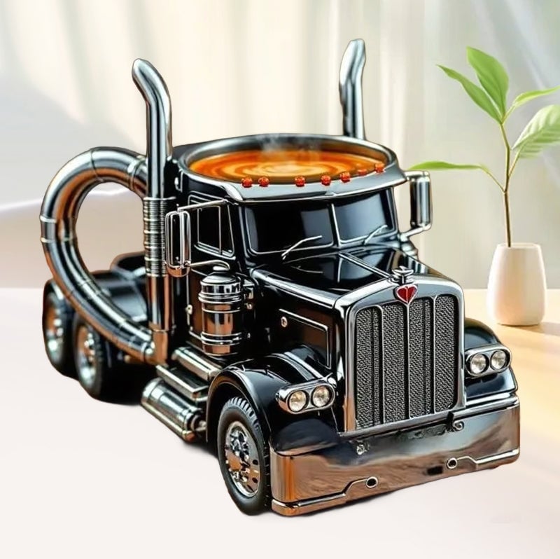 Premium Ceramic Car Mug - Unique Driver Gift