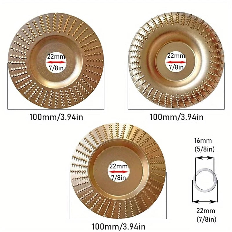Wood Carving Disc for Angle Grinder Tool