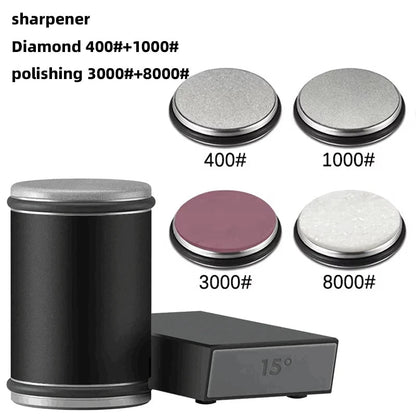 Easy 2-in-1 Knife Sharpener with Magnetic Storage