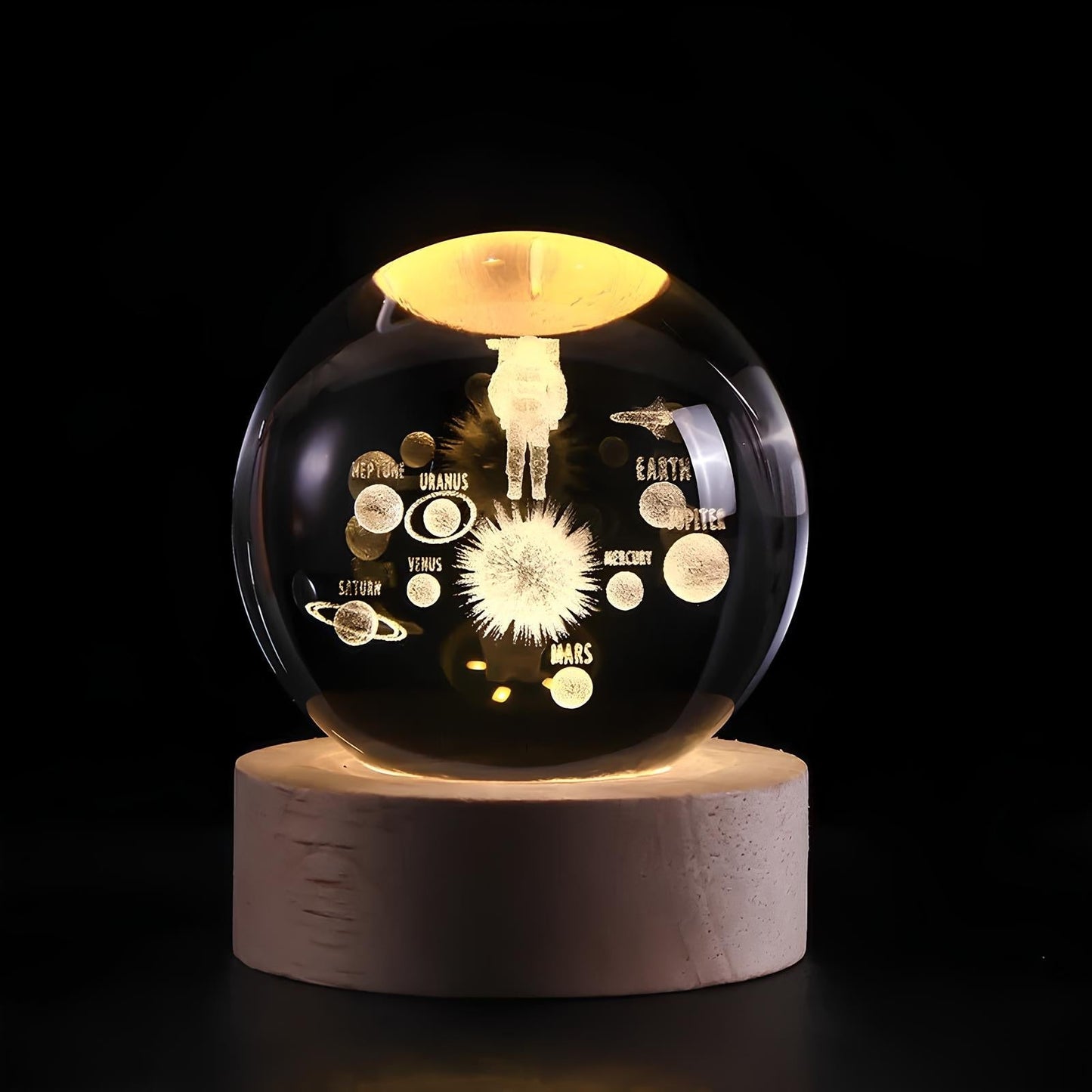 Glowing Solar System LED Light Display