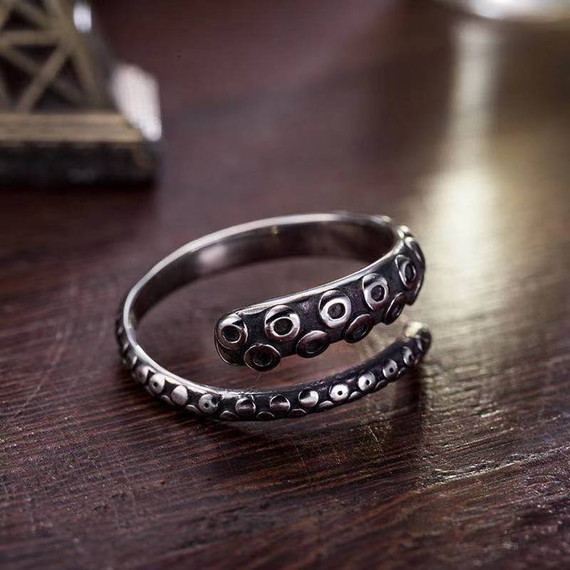 Vintage Cat Adjustable Ring Zinc Alloy Fashion Jewelry