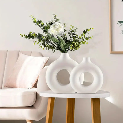 Beautiful Clear Glass Decorative Vase