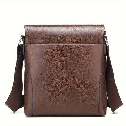 Classic Genuine Leather Crossbody Bag for Men