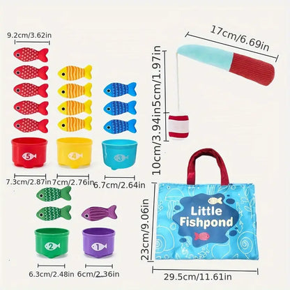 Colorful Educational Fish Toy Set