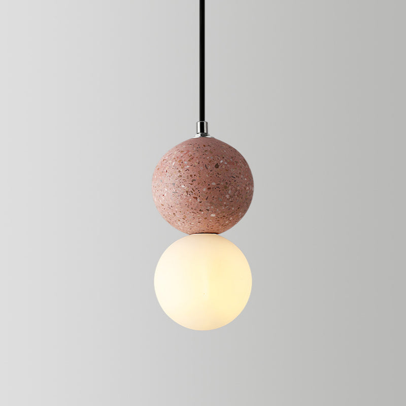 Modern Glow LED Pendant Light in Black and White
