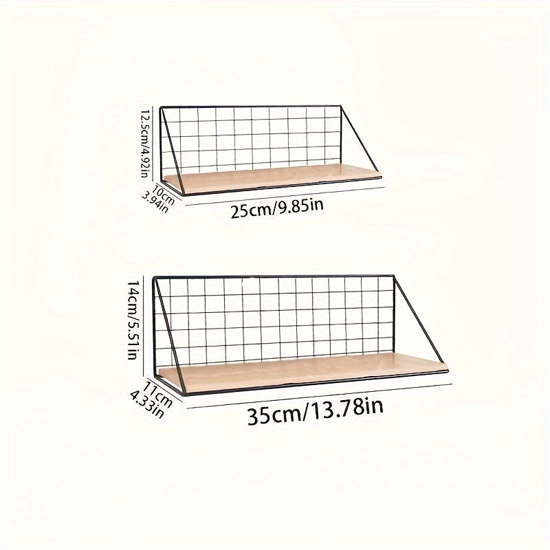 Sleek Metal Wall Shelf