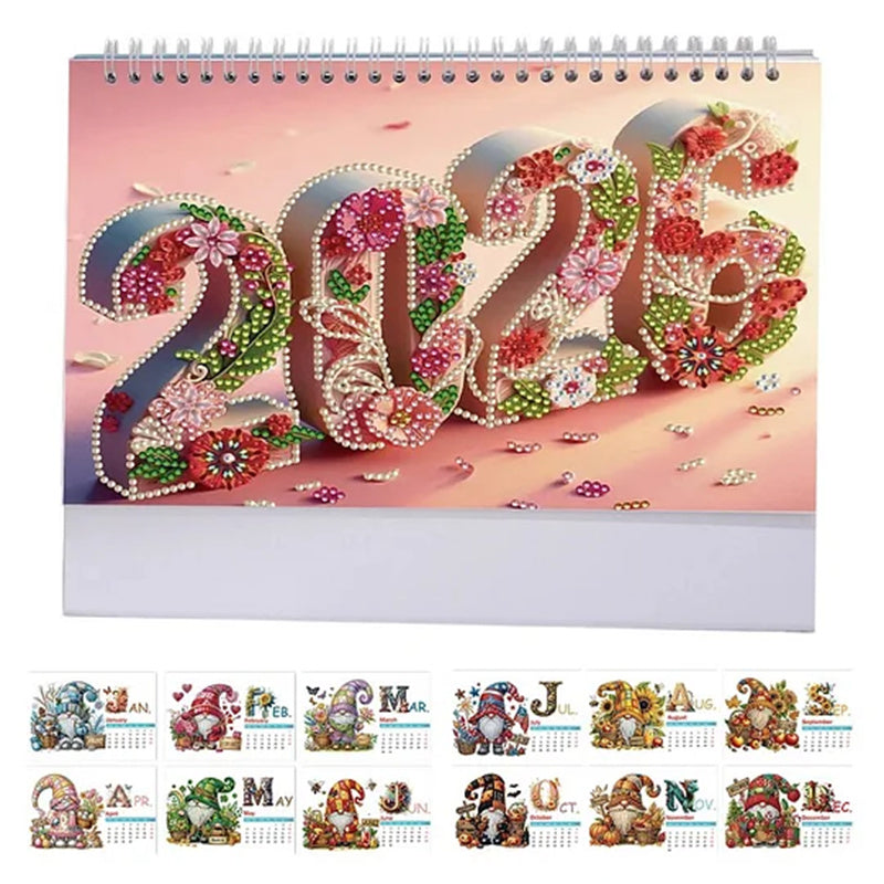 Sparkly 2026 Customizable Desk Calendar