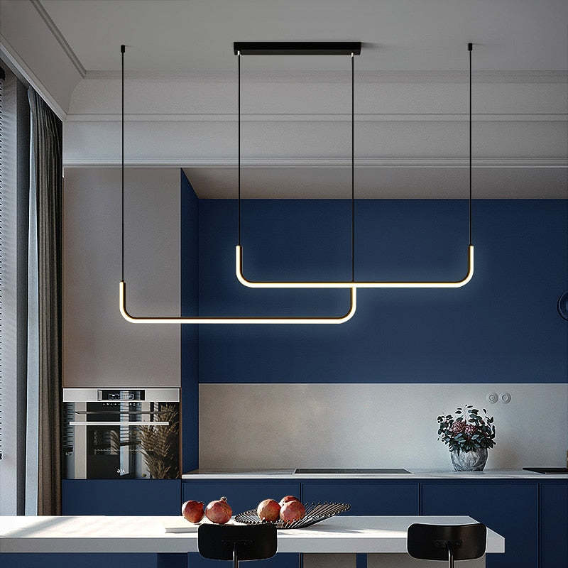 Modern Glass LED Hanging Light