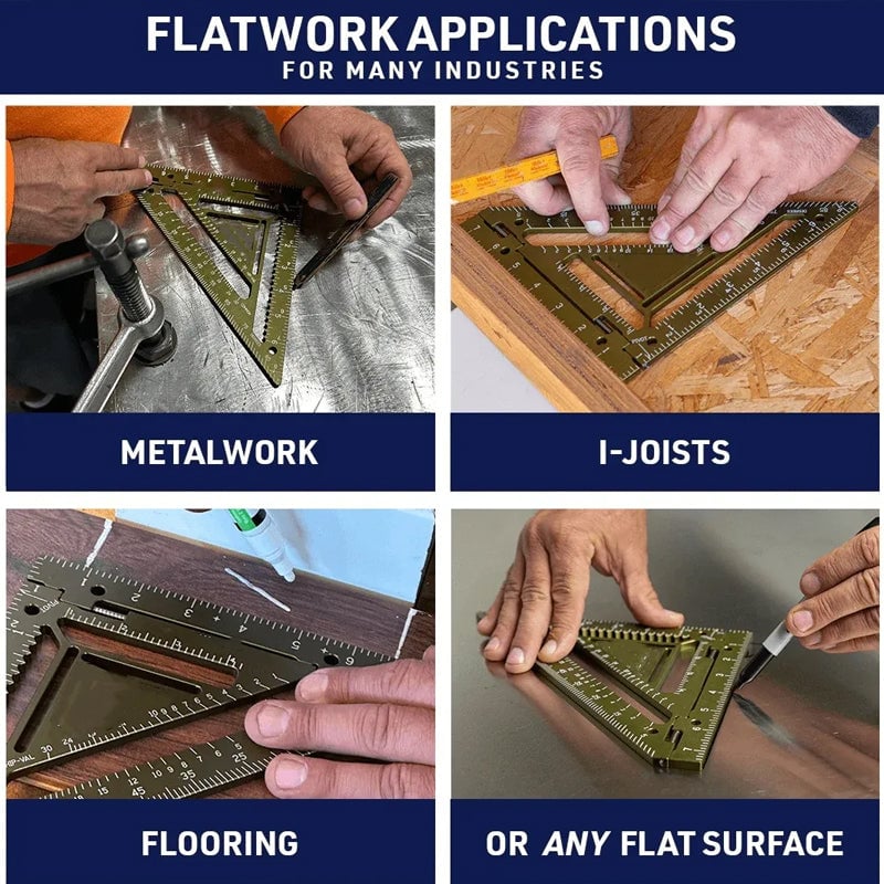 Precision Rafter Square Measuring Tool