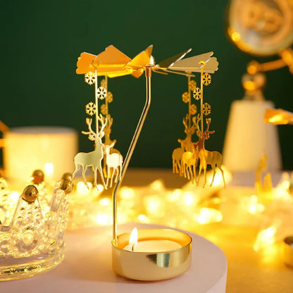 Rotating Candle Display Holder - Fesara