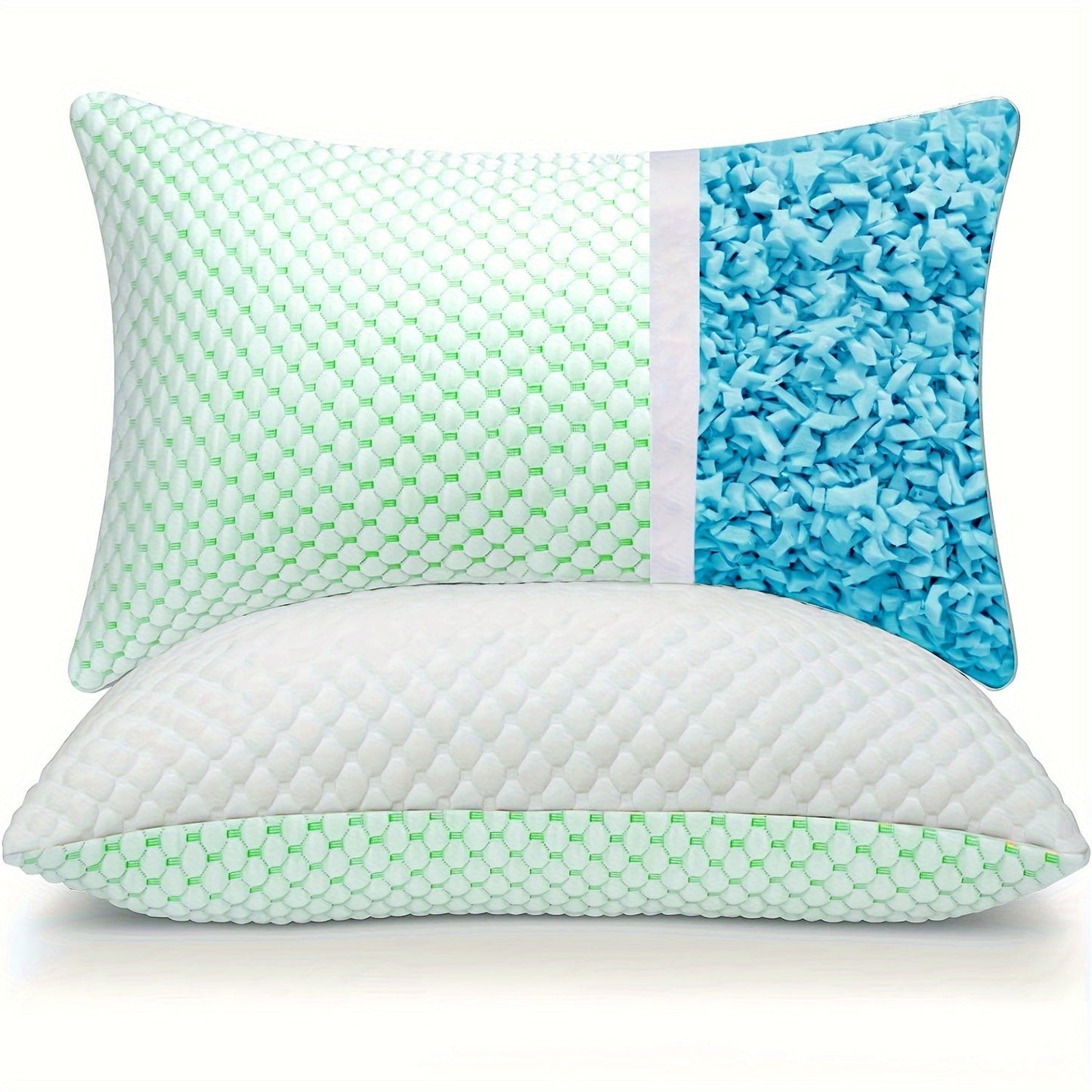 Cool Gel Memory Foam Pillow with Breathable Bamboo Cover