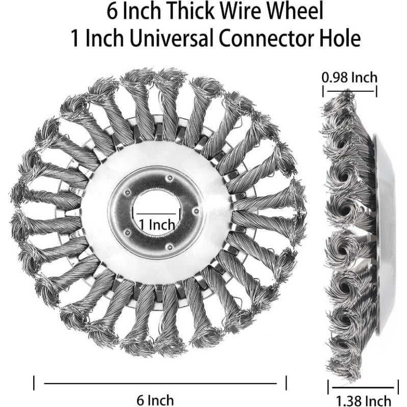 Heavy Duty Metal Trimmer Cutting Brush Head