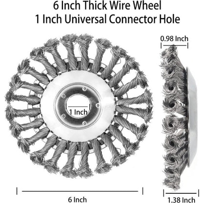 Heavy Duty Metal Trimmer Cutting Brush Head