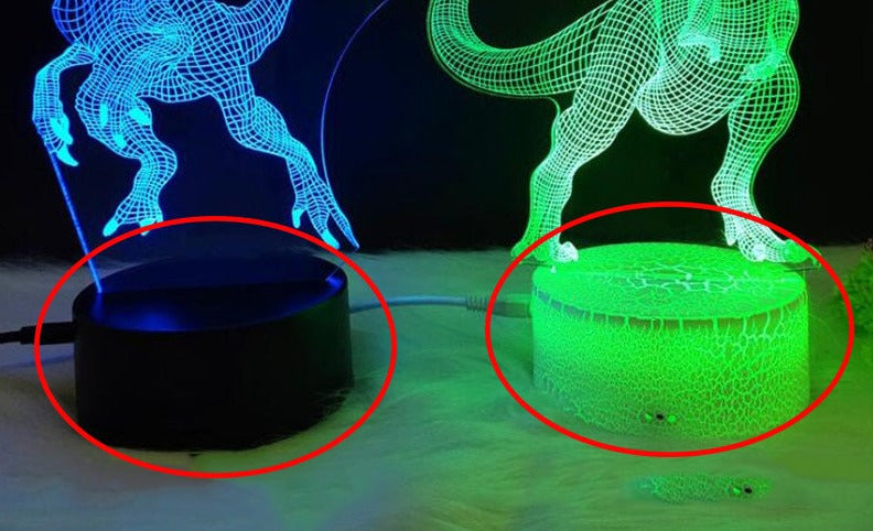 Colorful 3D LED Fantasy Lamp