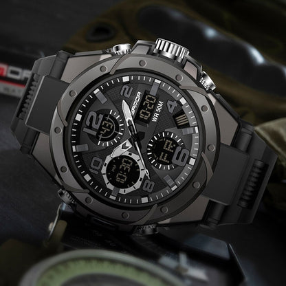 Tough Mens Military Watch – Waterproof Analog Digital Watch