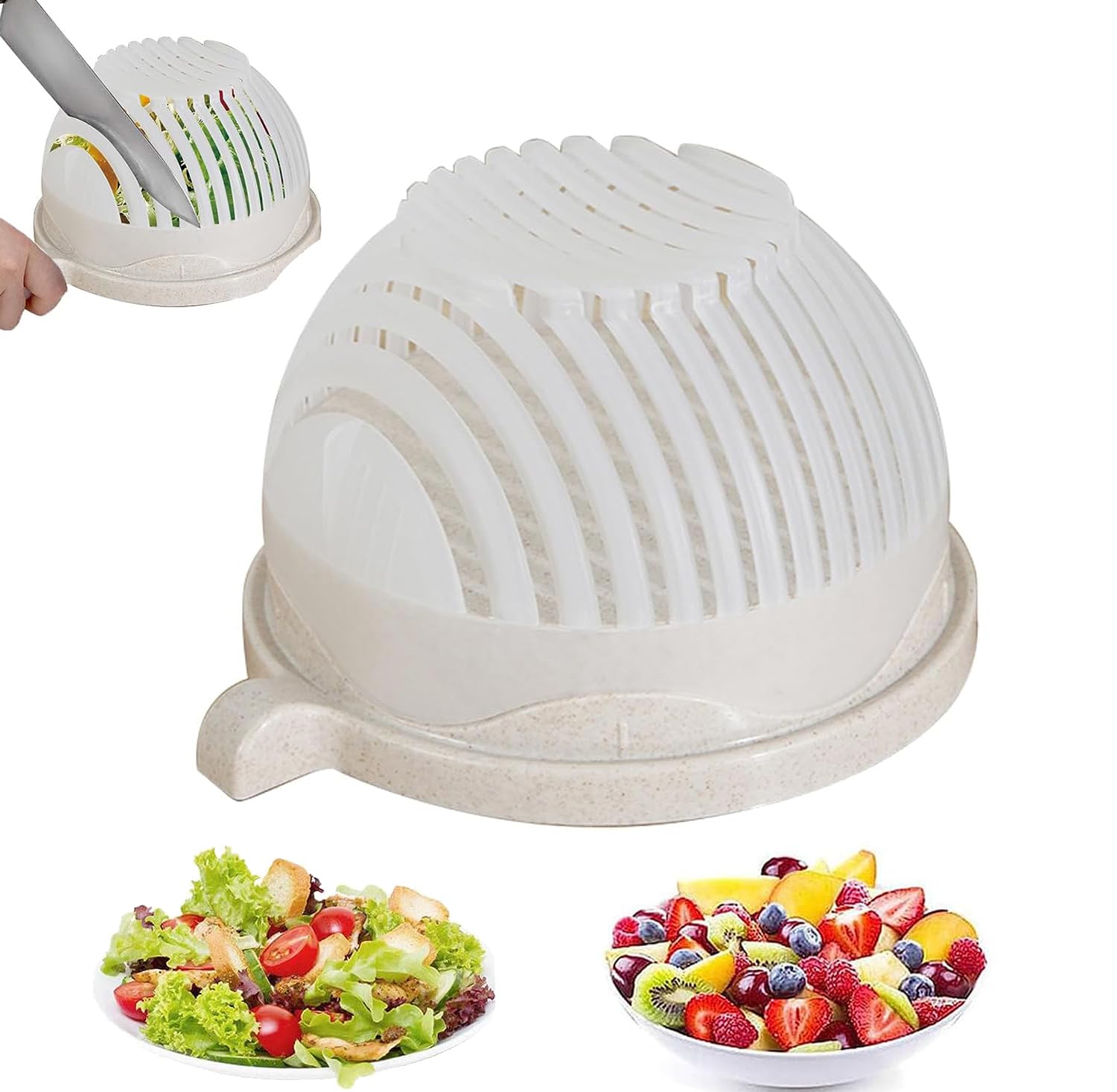 Easy Veggie Chopper Set, 2 Pieces - Fesara
