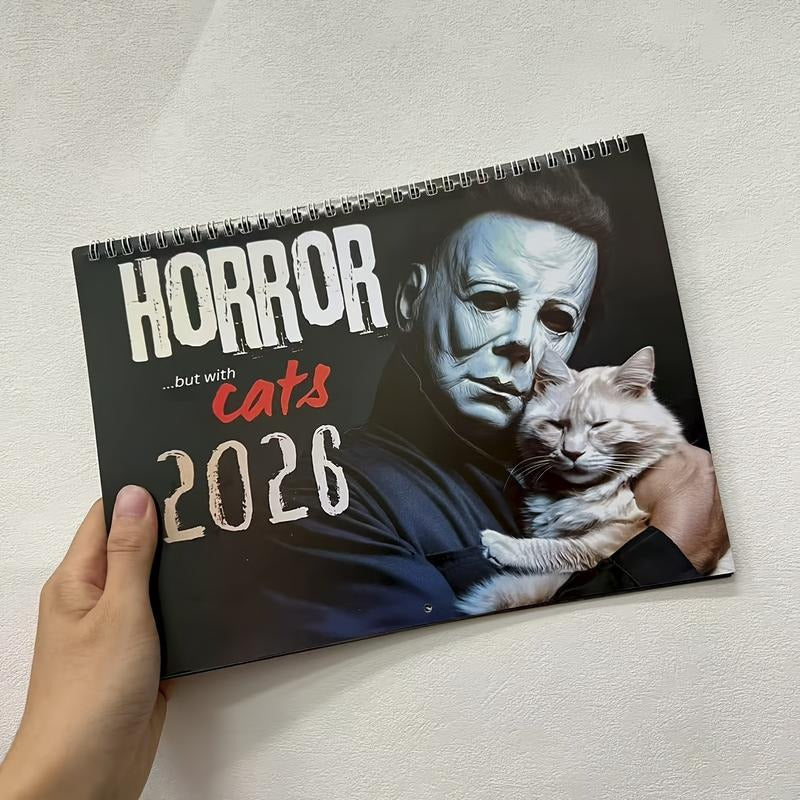 Spooky Kitty Monthly Wall Calendar