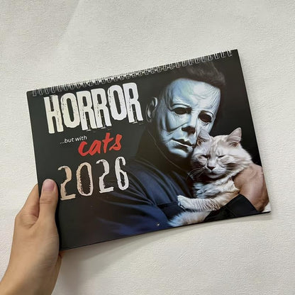 Spooky Kitty Monthly Wall Calendar
