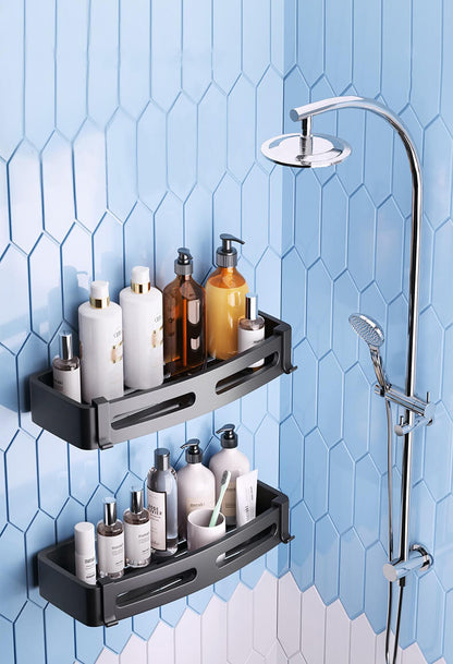 Modern Silver Bathroom Storage Organizer