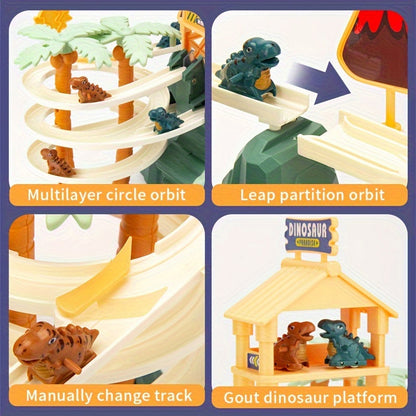 Fun Kids Dinosaur Double Loop Racing Track