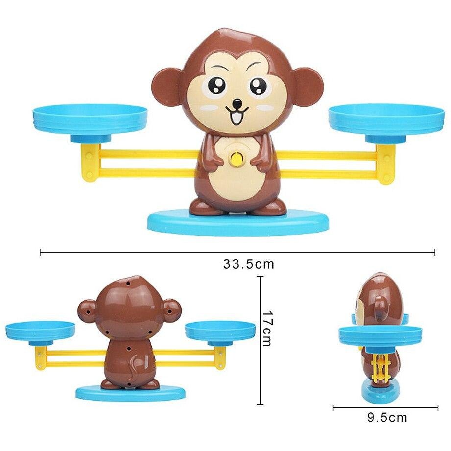 Colorful Monkey Balance Scale