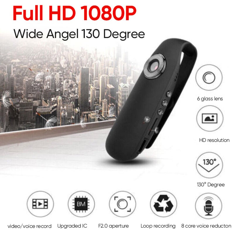 Compact 1080P HD Mini Camera