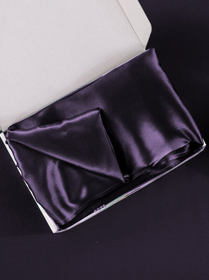 Soft 100% Silk Pillowcase with Hidden Zipper Closure