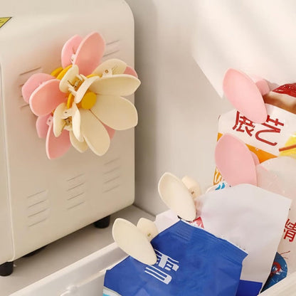 Colorful Floral Fridge Magnet Clip