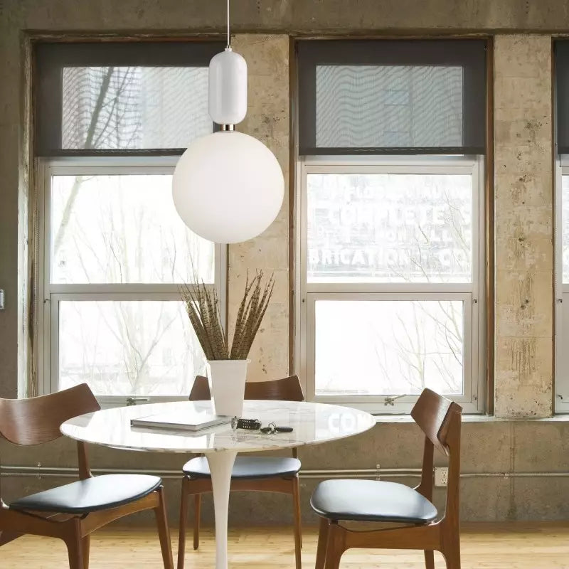 Elegant Glass Globe Pendant Lamp