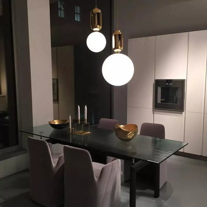 Elegant Glass Globe Pendant Lamp