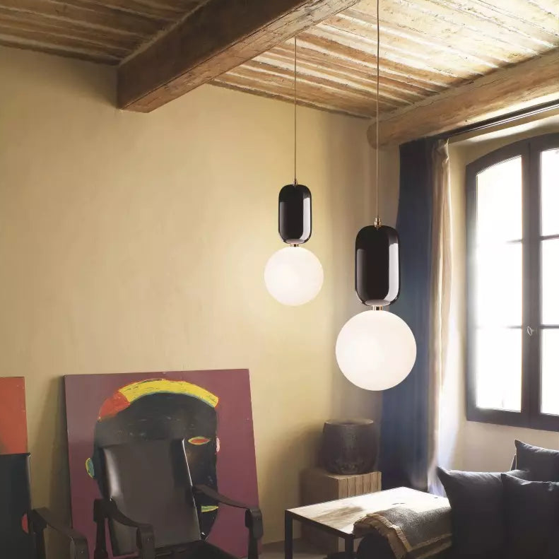 Elegant Glass Globe Pendant Lamp