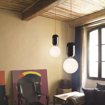 Elegant Glass Globe Pendant Lamp