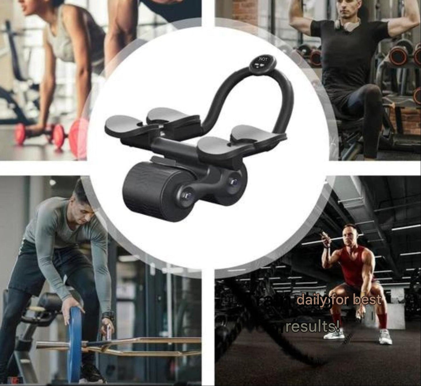 Home Abdominal Exercise Roller Trainer