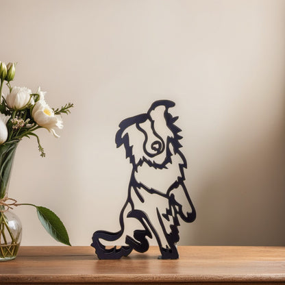 Stylish Dog Figurine | Unique Decor | Handcrafted Statue - Fesara