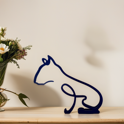 Stylish Dog Figurine | Unique Decor | Handcrafted Statue