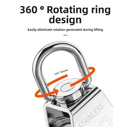 Durable Metal Rotating Pulley Block