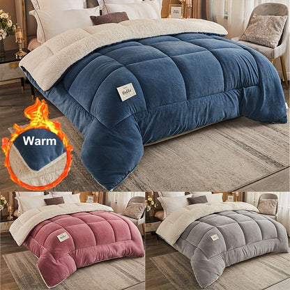 Plush Reversible Duvet for All Seasons Comfort