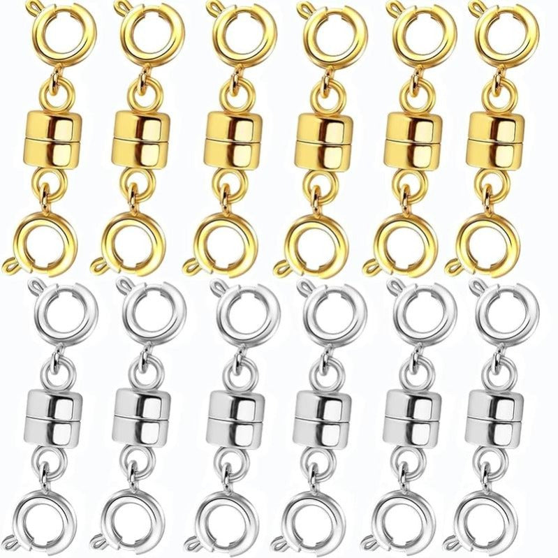 Adjustable Magnetic Jewelry Extender Clasps
