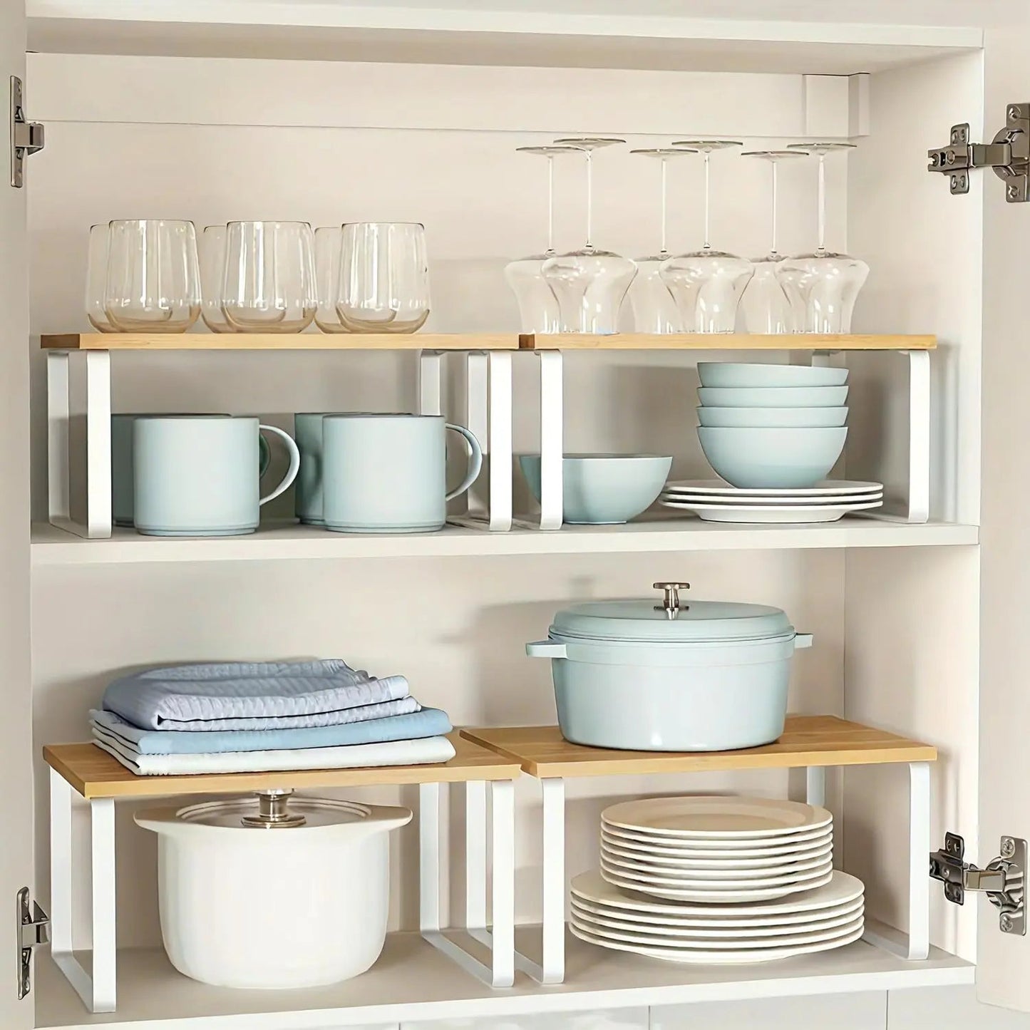 Space Saving 2-Tier Kitchen Storage Racks