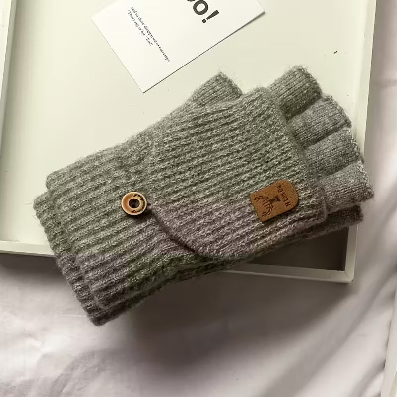 Men's Thermal Insulated Fingerless Gloves