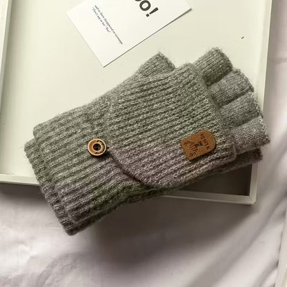 Men's Thermal Insulated Fingerless Gloves