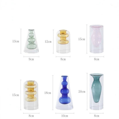 Beautiful Handmade Coloured Glass Vase