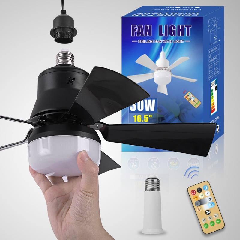 Compact 2-in-1 Ceiling Fan and Light Kit