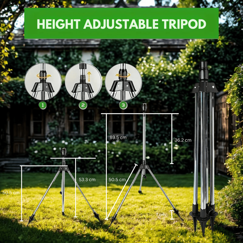 Heavy Duty 360° Rotating Lawn Sprinkler System