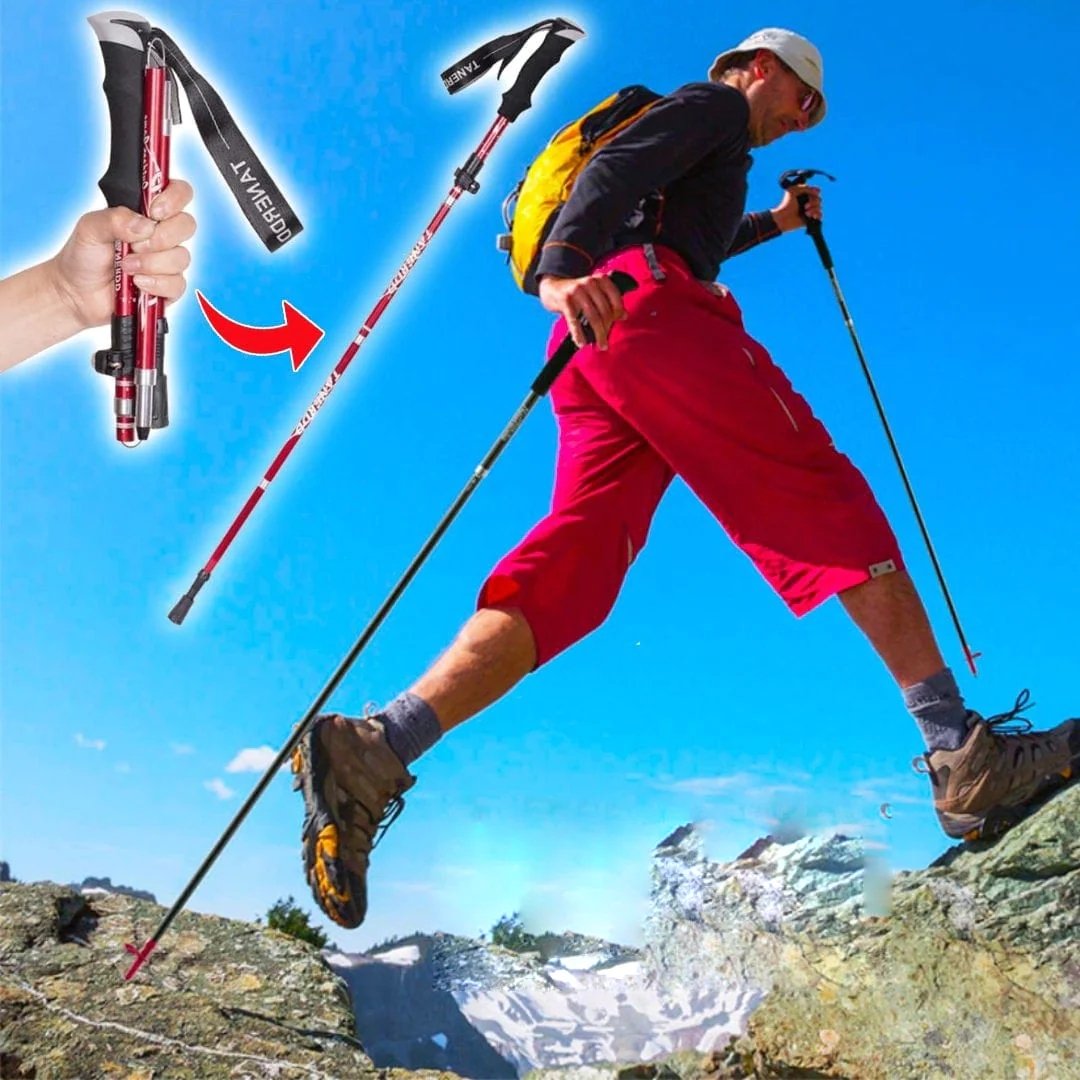 Portable Trekking Poles and Collapsible Hike Sticks - Fesara
