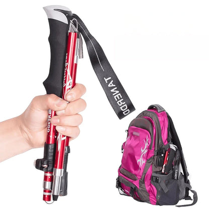 Collapsible Hiking Sticks - Ultra Light Trekking Poles - Fesara
