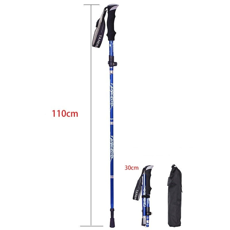 Portable Trekking Poles and Collapsible Hike Sticks